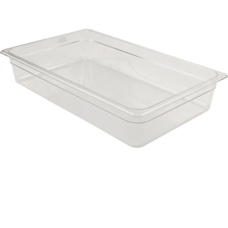 Cambro Pan, Food , Camwear, Full, 4"D, Clr 14CW-135